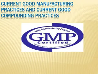 Quality Control and Personnel Responsibilities in Manufacturing Practices