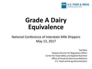 Equivalence in Dairy Regulations