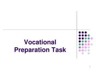 Integrated Vocational Preparation Task for Practical Application and Assessment