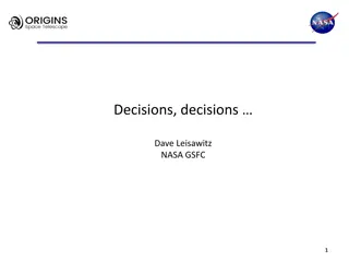 Key Decisions and Priorities for a NASA Mission Meeting