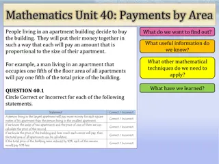 Proportional Payment Method for Apartment Buying