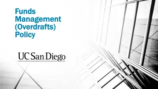 Effective Funds Management Policy for Deficits Resolution at UC San Diego