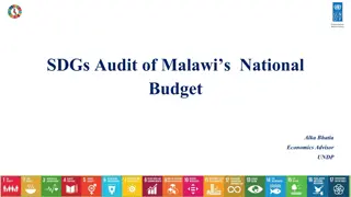 Audit of Malawi's National Budget for SDGs Alignment