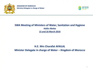 Commitment of Kingdom of Morocco in Water Management