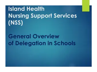 Island Health Nursing Support Services (NSS) Delegation Overview