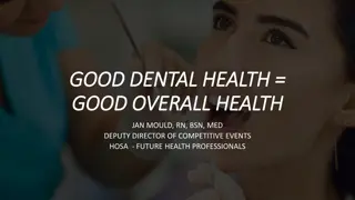 Promoting Oral Health in Preschoolers: HOSA's Guidelines & Great Ideas