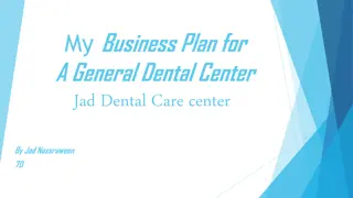 Jad Dental Care Center Business Plan: Providing Quality Dental Services in Khalda, Amman