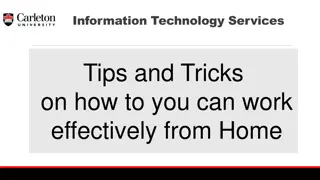 Effective Work from Home IT Services Tips and Tricks