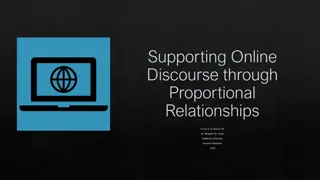 Enhancing Proportional Reasoning in Online Discourse for Middle School Students