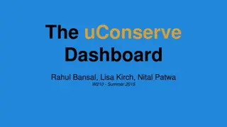 The uConserve Dashboard - Driving Conservation of Natural Resources