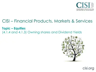 Share Ownership and Dividend Yields in Equities