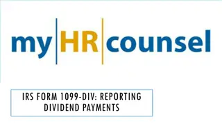 Understanding IRS Form 1099-DIV and Reporting Dividend Payments