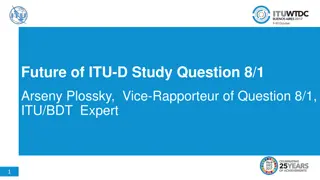 Future of ITU-D Study Question 8/1 Report Analysis