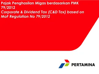 Corporate & Dividend Tax in Oil & Gas Industry