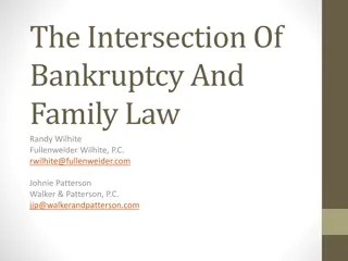 The Intersection of Bankruptcy and Family Law in Property Identification