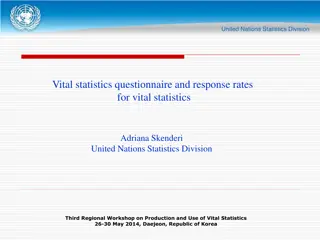 Vital Statistics Questionnaire and Response Rates Analysis