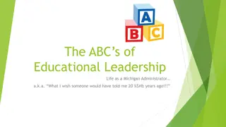 Insights into Educational Leadership: Lessons from Michigan Administrator's Career Journey