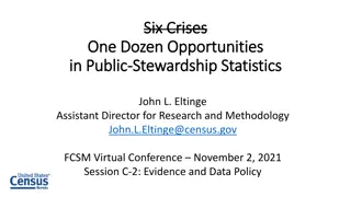 Six Crises, One Dozen Opportunities in Public Stewardship Statistics