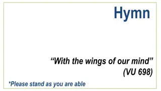 Hymn: With the Wings of Our Mind