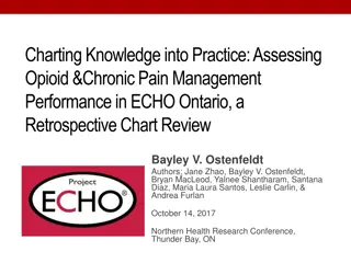 Assessing Opioid & Chronic Pain Management in ECHO Ontario