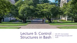 Bash Control Structures Overview: Functions, Variables, Boolean Logic, and If Statements