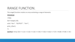 PHP Array Manipulation Functions Overview