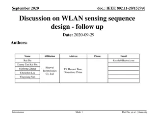 Analysis of WLAN Sensing Sequence Design Using Ambiguity Function and Range-Doppler Map