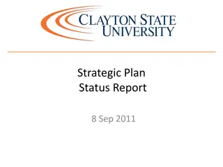 Clayton State University Strategic Plan Status Report