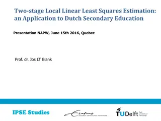 Two-Stage Local Linear Least Squares Estimation