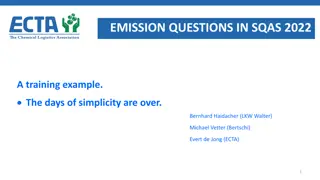 Emissions Management in Logistic Solutions