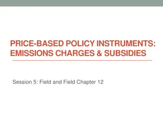 Emission Charges for Environmental Policy