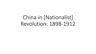 Chinese Nationalist Revolution: Prelude to Internal Tensions and Imperialism Redux