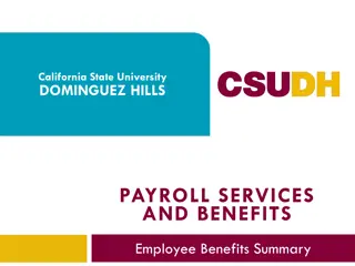 CSU Dominguez Hills Employee Benefits Overview