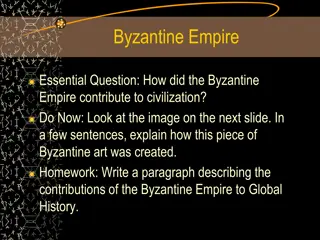 The Contributions of the Byzantine Empire to Civilization