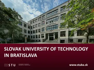 Explore the Slovak University of Technology in Bratislava