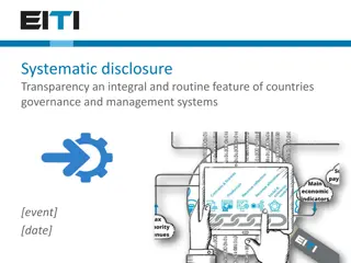 Enhancing Governance through Systematic Disclosure and Transparency