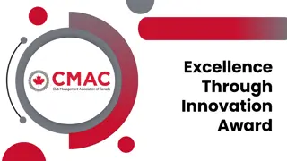 Excellence Through Innovation Award Overview