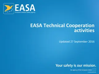 EASA Technical Cooperation Activities Overview