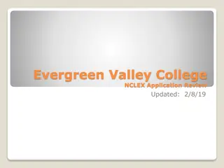 NCLEX Application Process Overview for Evergreen Valley College Graduates