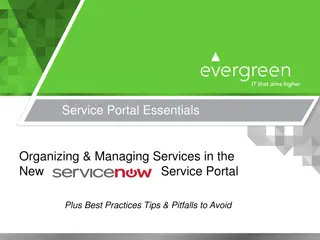 Service Portal Essentials: Organizing & Managing Services with Best Practices Tips