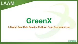 GreenX: Revolutionizing Spot Rate Booking in the Shipping Industry