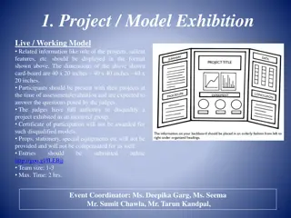 Innovative Model & Poster Design Competitions