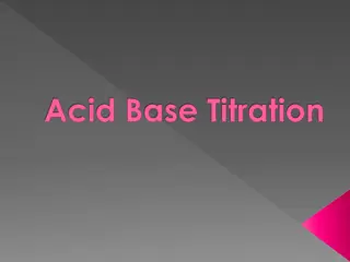 Acid-Base Titration Lab Procedure & Calculations