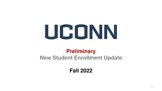 Preliminary New Student Enrollment Update Fall 2022 Highlights