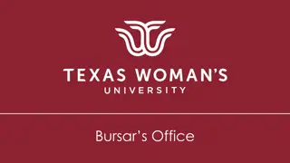 Office of the Bursar: Payment Methods, Bills, and Installment Plans