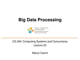 Data Processing and MapReduce: Concepts and Applications