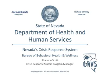 Crisis Response System Data and Updates in Nevada