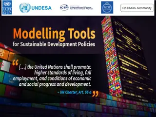 Modelling Sustainability Challenges and Solutions for the 2030 Agenda