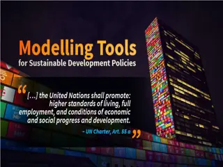 Modeling Sustainability and Global Commitments for 2030 Development Agenda