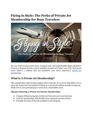 Flying in Style_ The Perks of Private Jet Membership for Busy Travelers